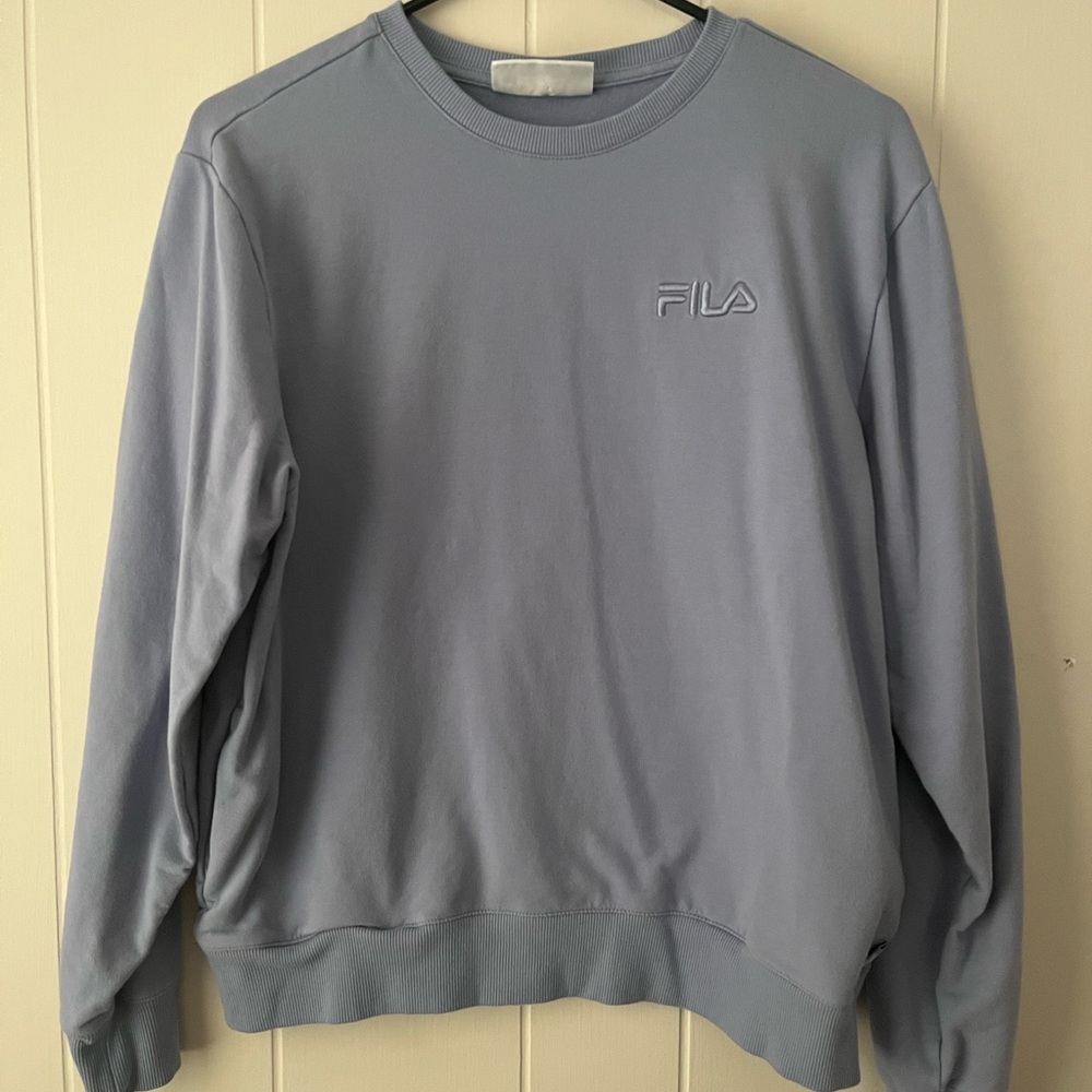 Fila Women’s Light Purple Sweater Size M with Pockets